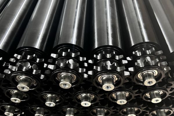 Sprocket Driven Conveyor Roller with Steel Bearing Housing